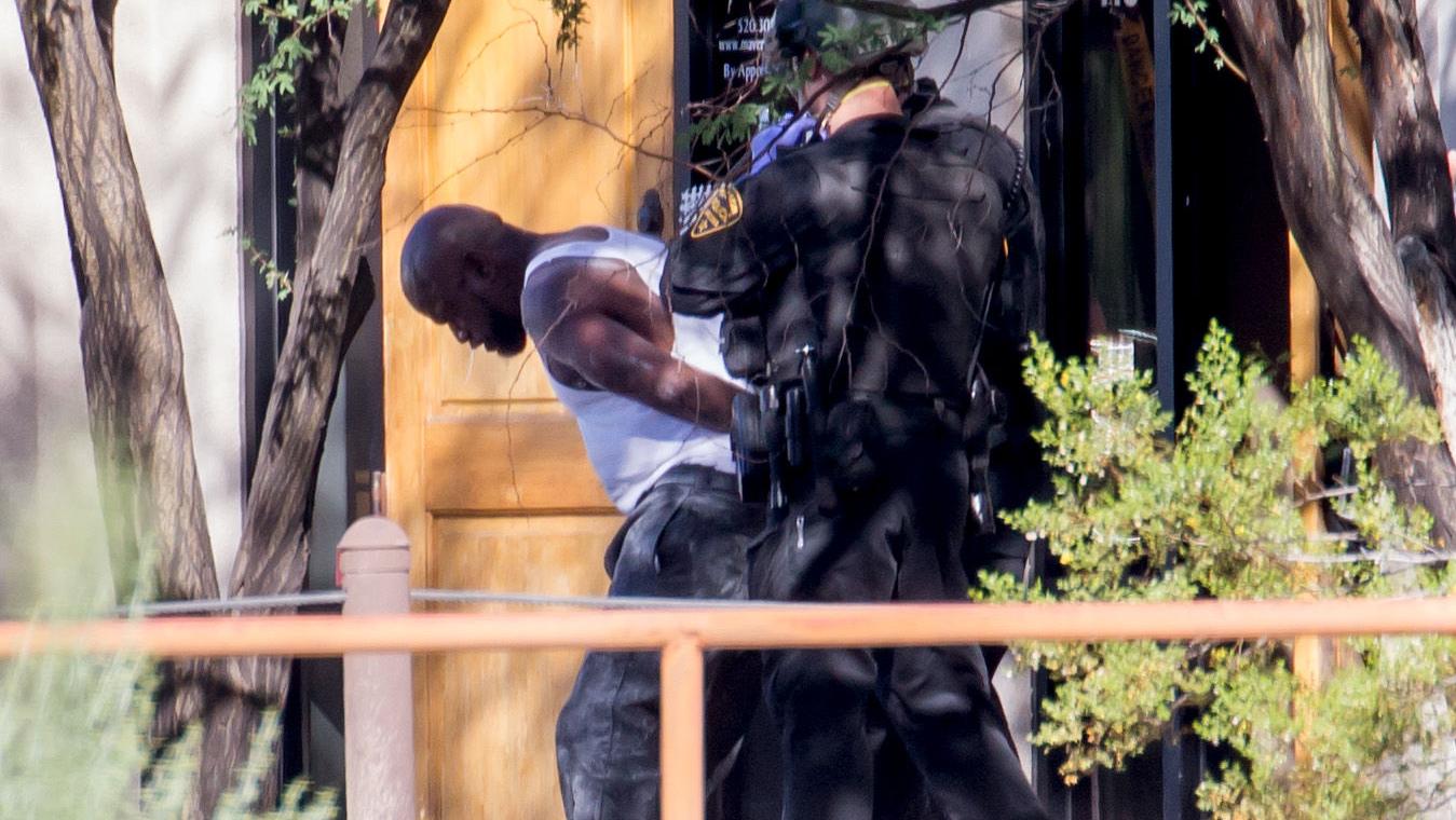 Tucson police detain man they say barricaded himself in an office